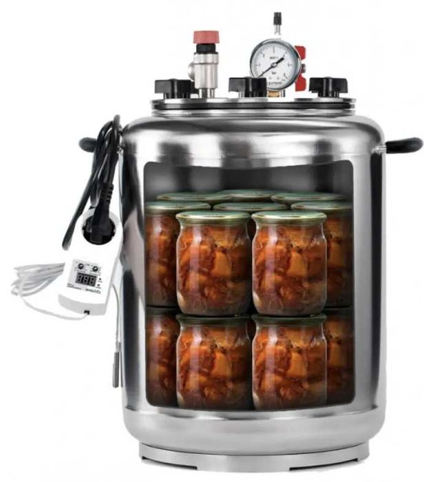 ЕЛЕКТРИЧНИЙ автоклав на 16 банок з нержавіючої сталі! ВІД ВИРОБНИКА!
