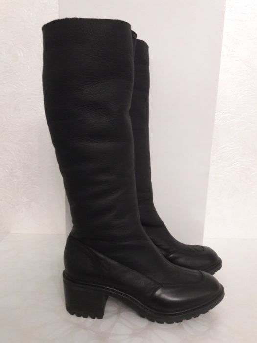 Сапоги Emporio Armani р. 38 кожа цигейка