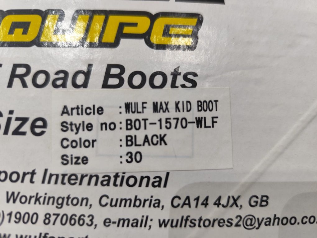 Botas de motocross em ótimo estado