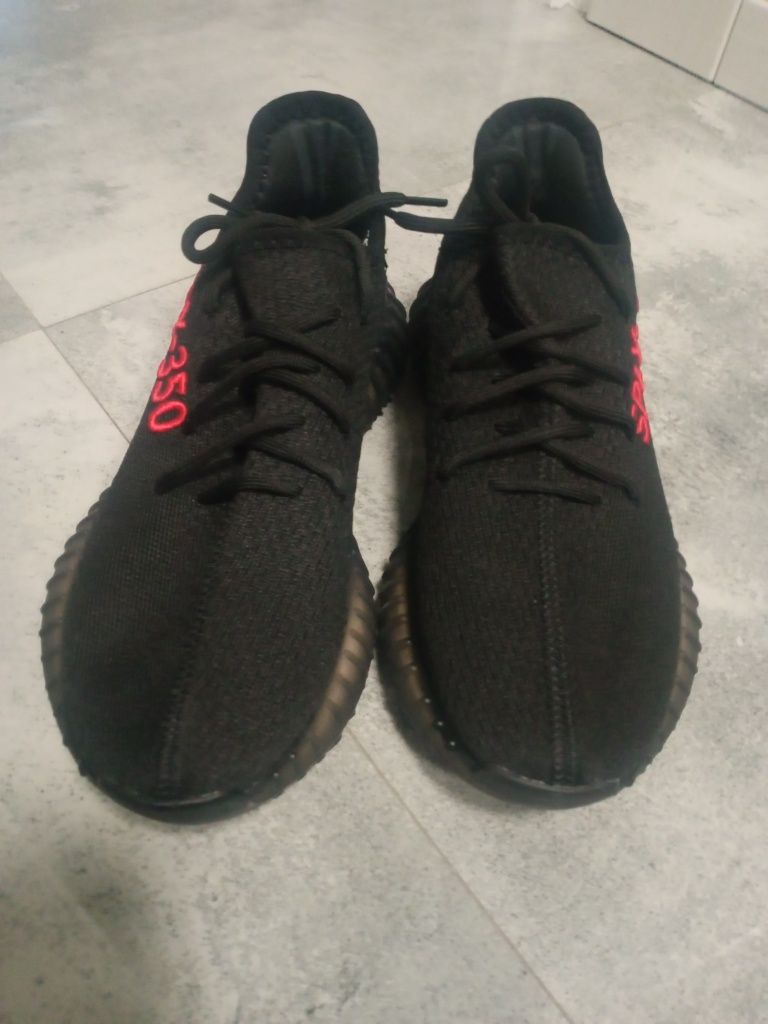 Buty adidas Yeezy Boost 350 Black red roz 42