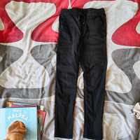 Spodnie jeansy 146 czarne chlopiece