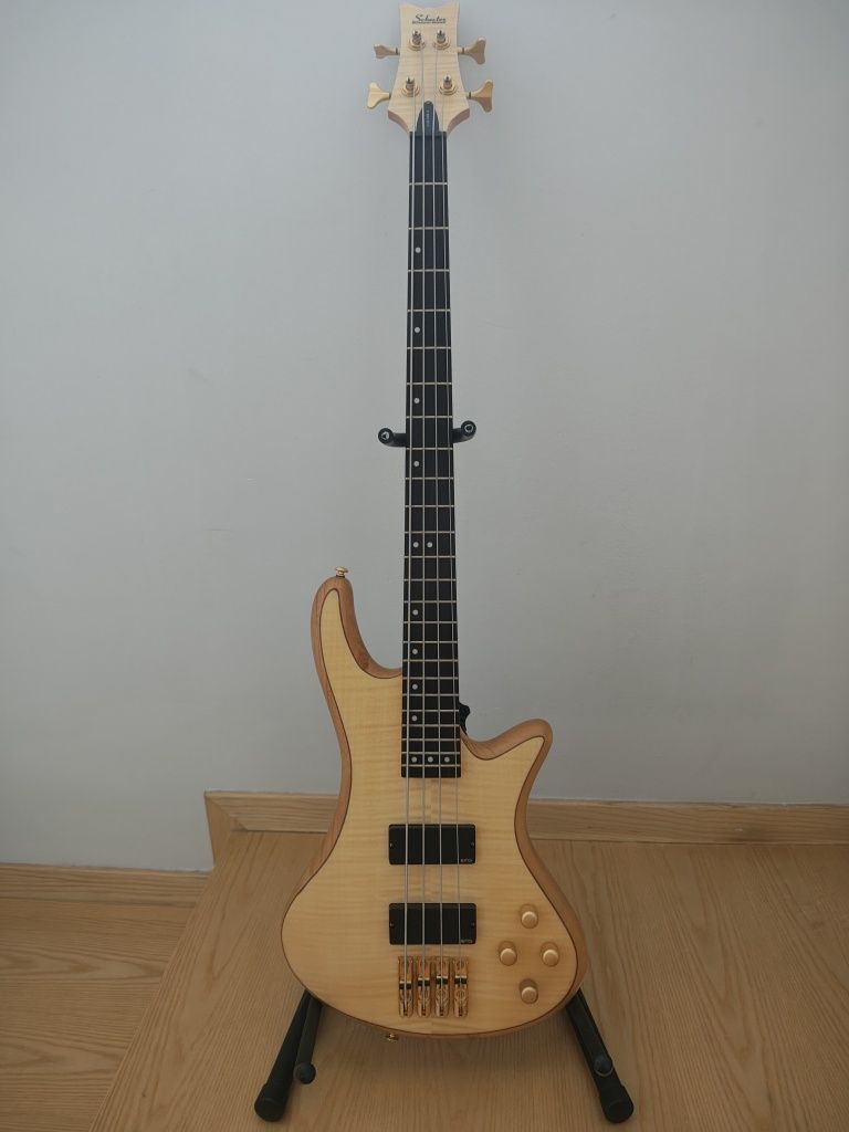 Gitara basowa Schecter Stiletto Custom 4 Natural Satin