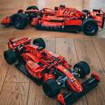 Klocki wzór LEGO Bolid Ferrari F1 Autko Samochodzik Formuła 1 Pudełko