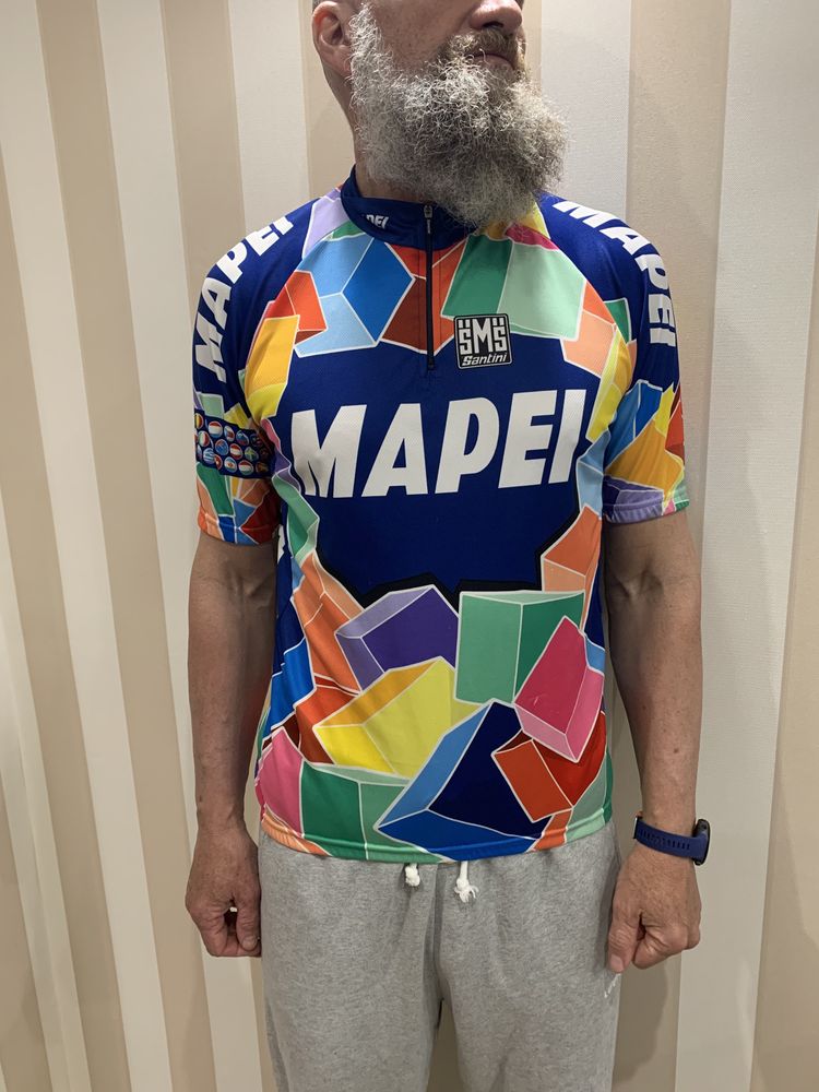 Вело Джерси Mapei Santini Italy