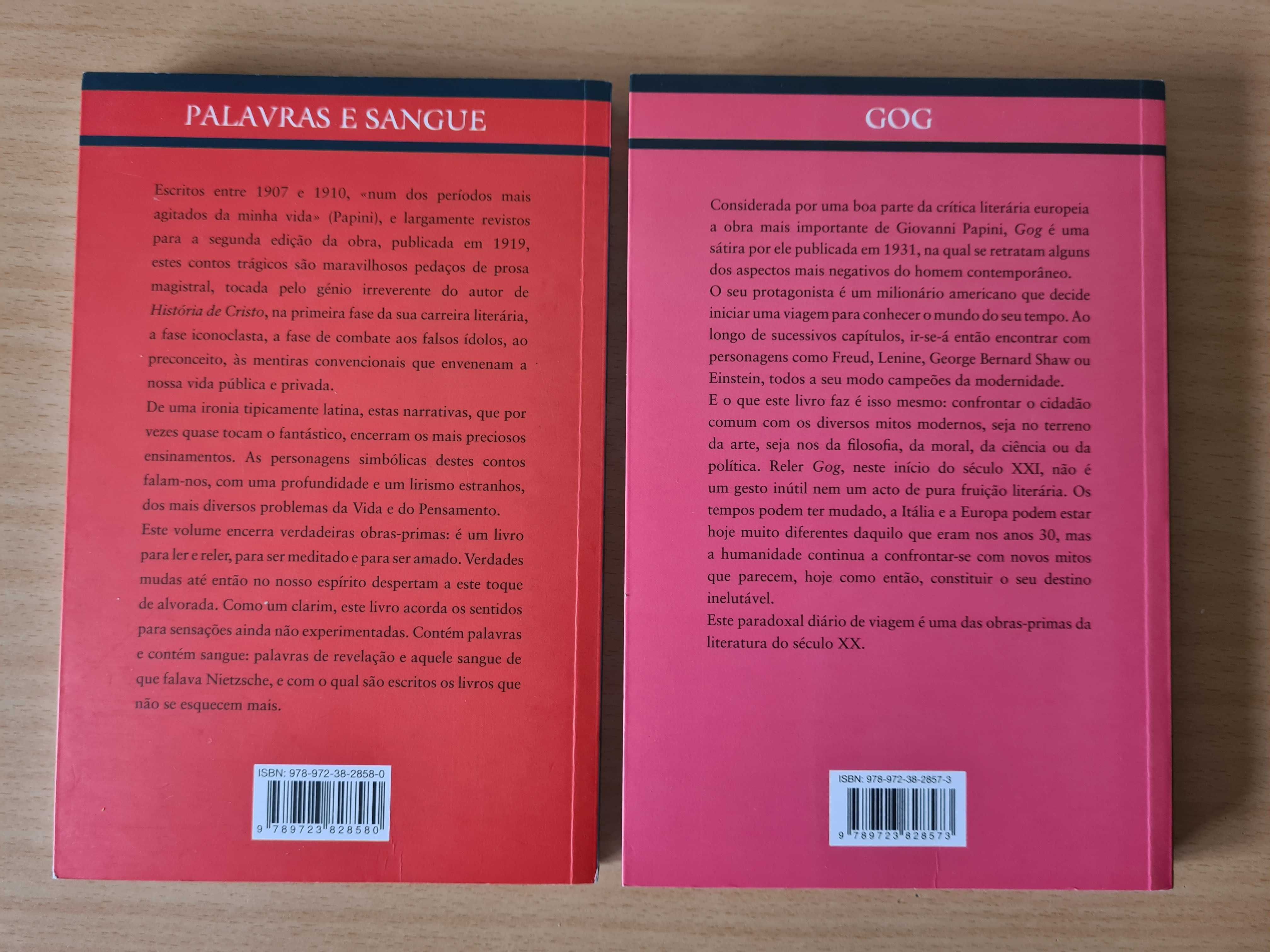 2 livros de Giovanni Papini