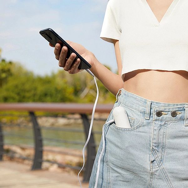 Mini wentylator Jisulife Handheld Fan Life8 przenośny wiatraczek USB z