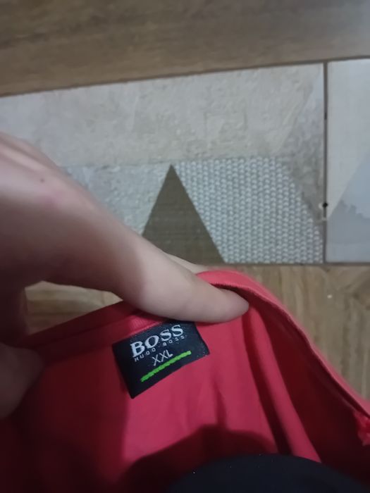 T-shirt czerwony męski Hugo BOSS r.XXL