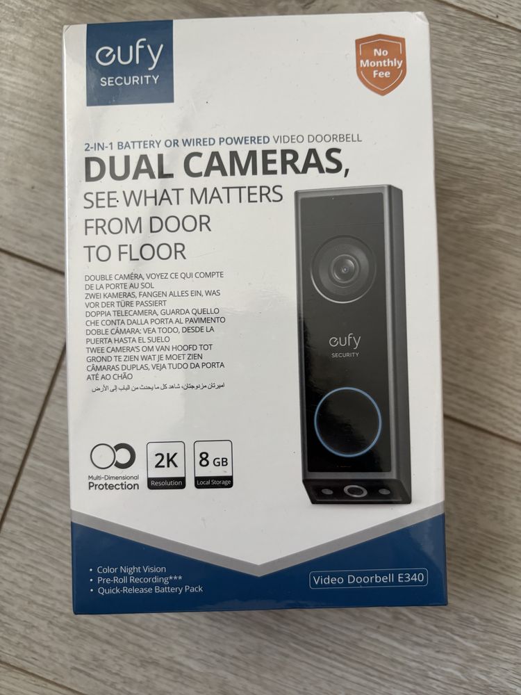 Розумний відеодзвінок Eufu Video Doorbell E340