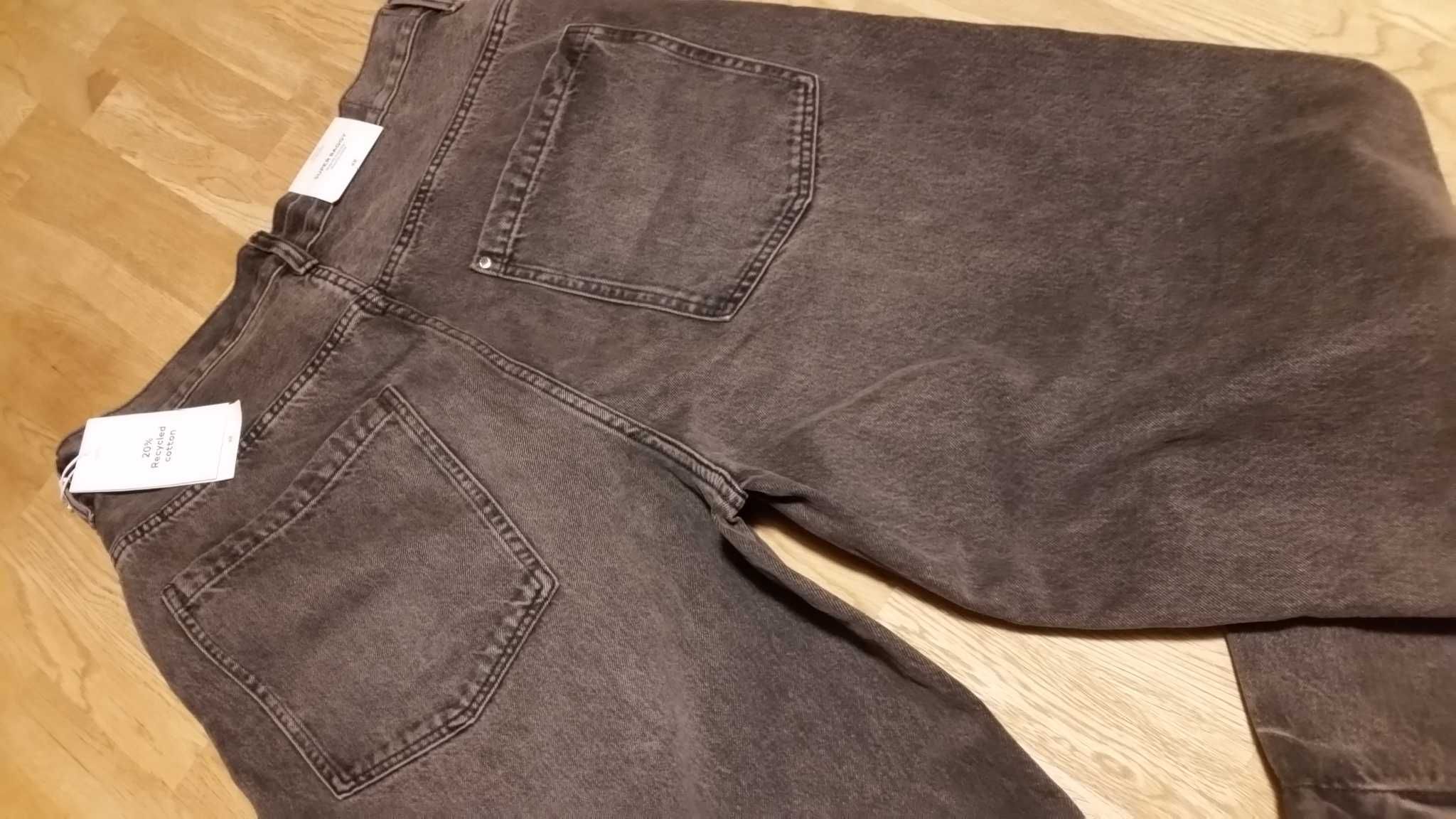 y2k Baggy H&M r.42/44/46 szerokie W34 L32 szare 46 w33 w32 l34 vintage