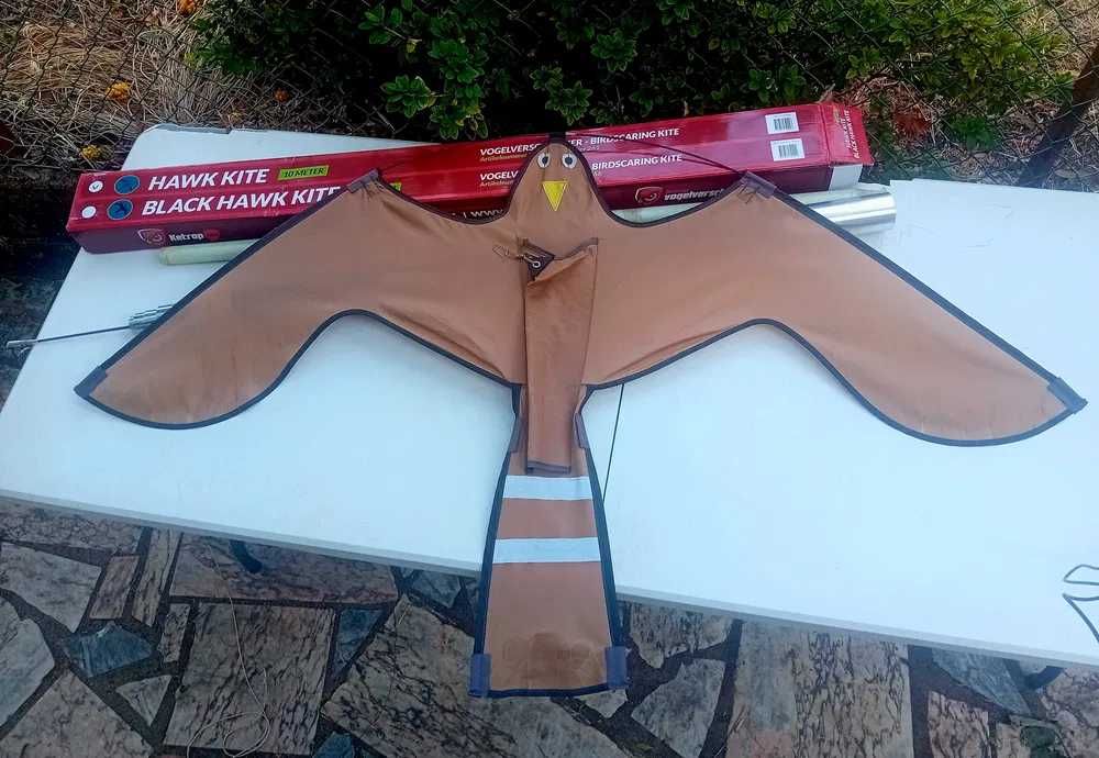 Espantalho Hawk Kite Ketrop – 10m Mastro (Novo)