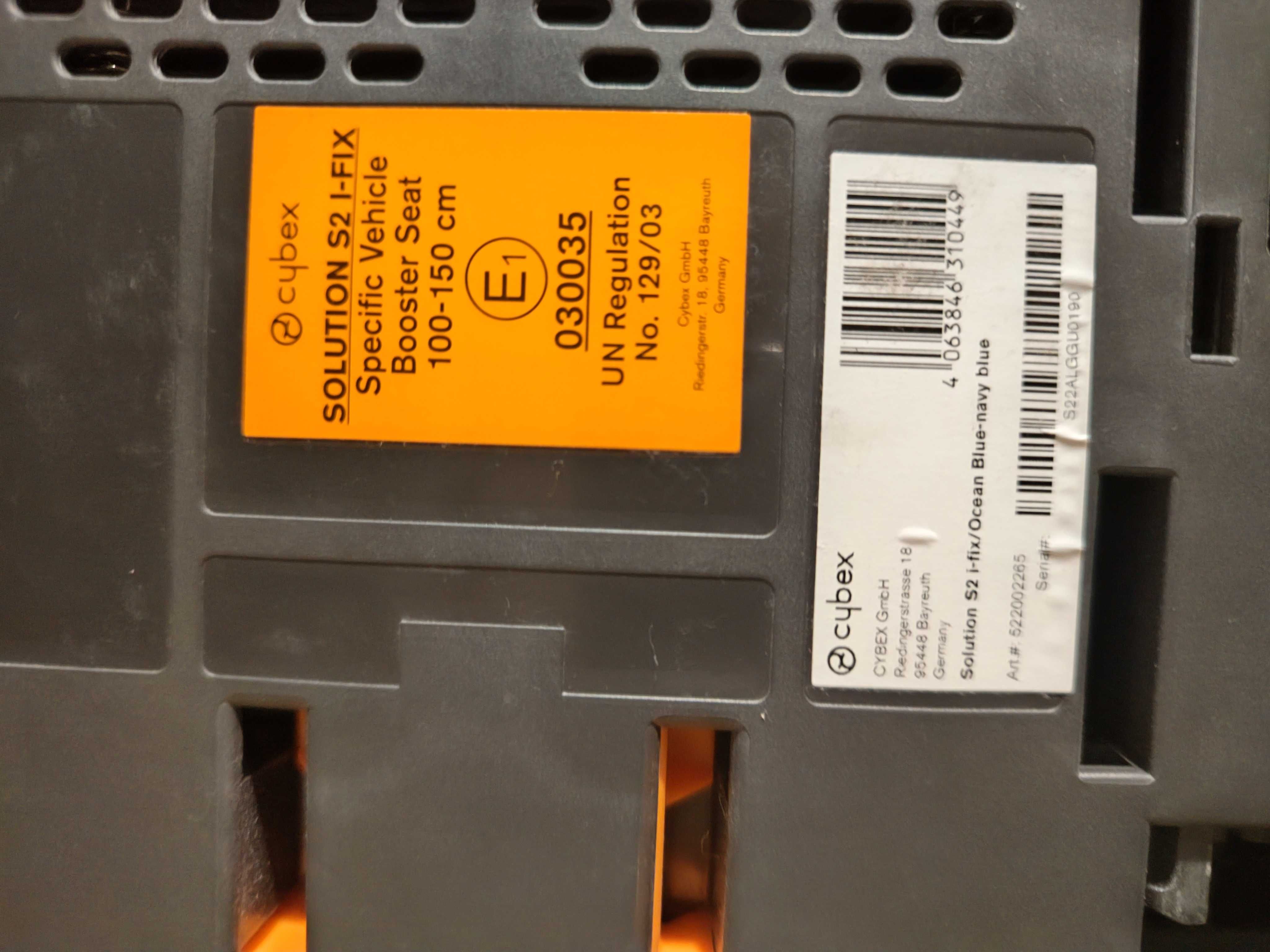 Fotelik samochodowy CYBEX SOLUTION S2 I-FIX