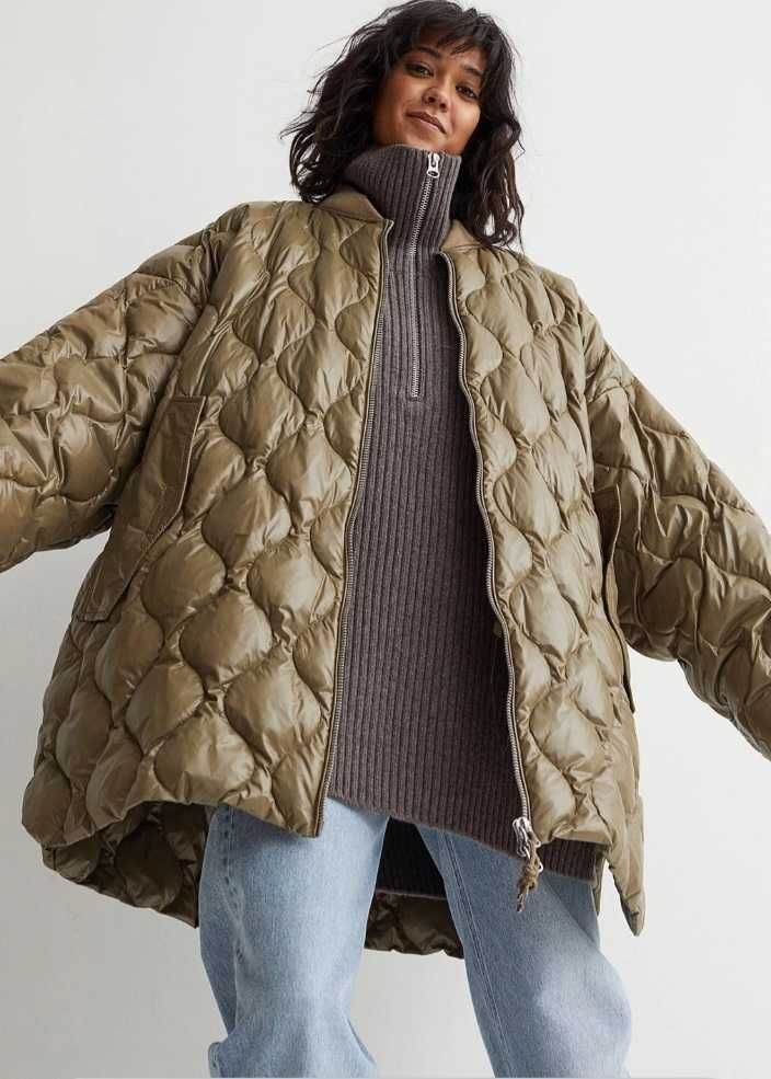 Куртка пуховик H&m р.м, 46