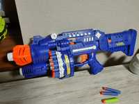 Нерф Nerf бластер скорострельный автомат nerf gun