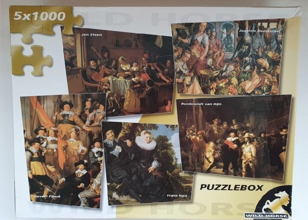 Puzzle kolekcjonerskie 5x1000 elementów Rijksmuseum Amsterdam