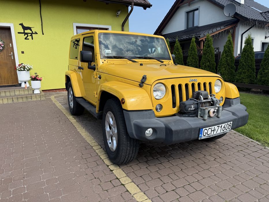 Jeep Wrangler Sahara 3,6l PL salon BEZWYPADKOWY 2 właściciel