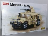 Конструктор Армия Sluban M38-B0837 "Военный Hummer HMMWV", 265 дет.
