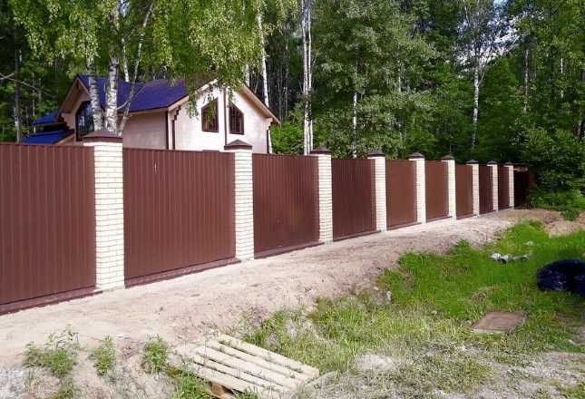 Профзабор конструкционный. Поделка под заказ