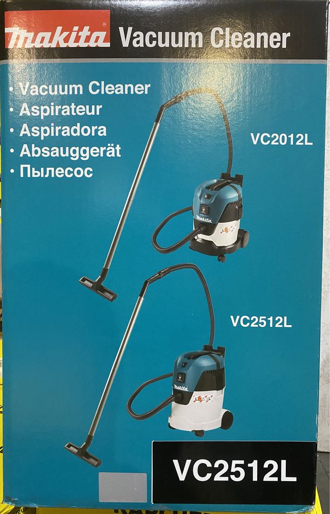 Пилосос Makita VC2512L у картонній коробці макіта новий