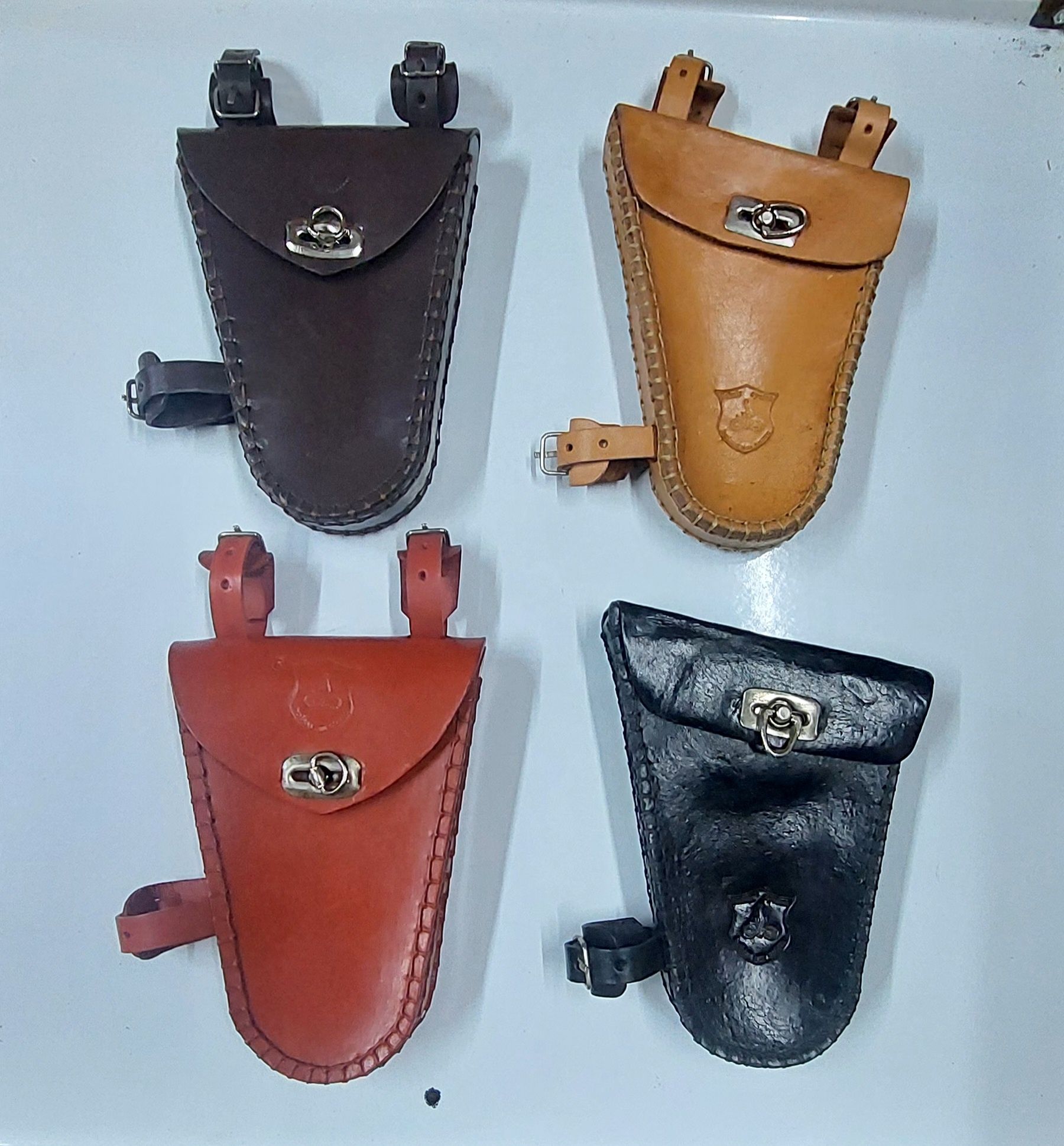 Bolsas em pele para selins tabor mola longa/240 molas bicicleta
