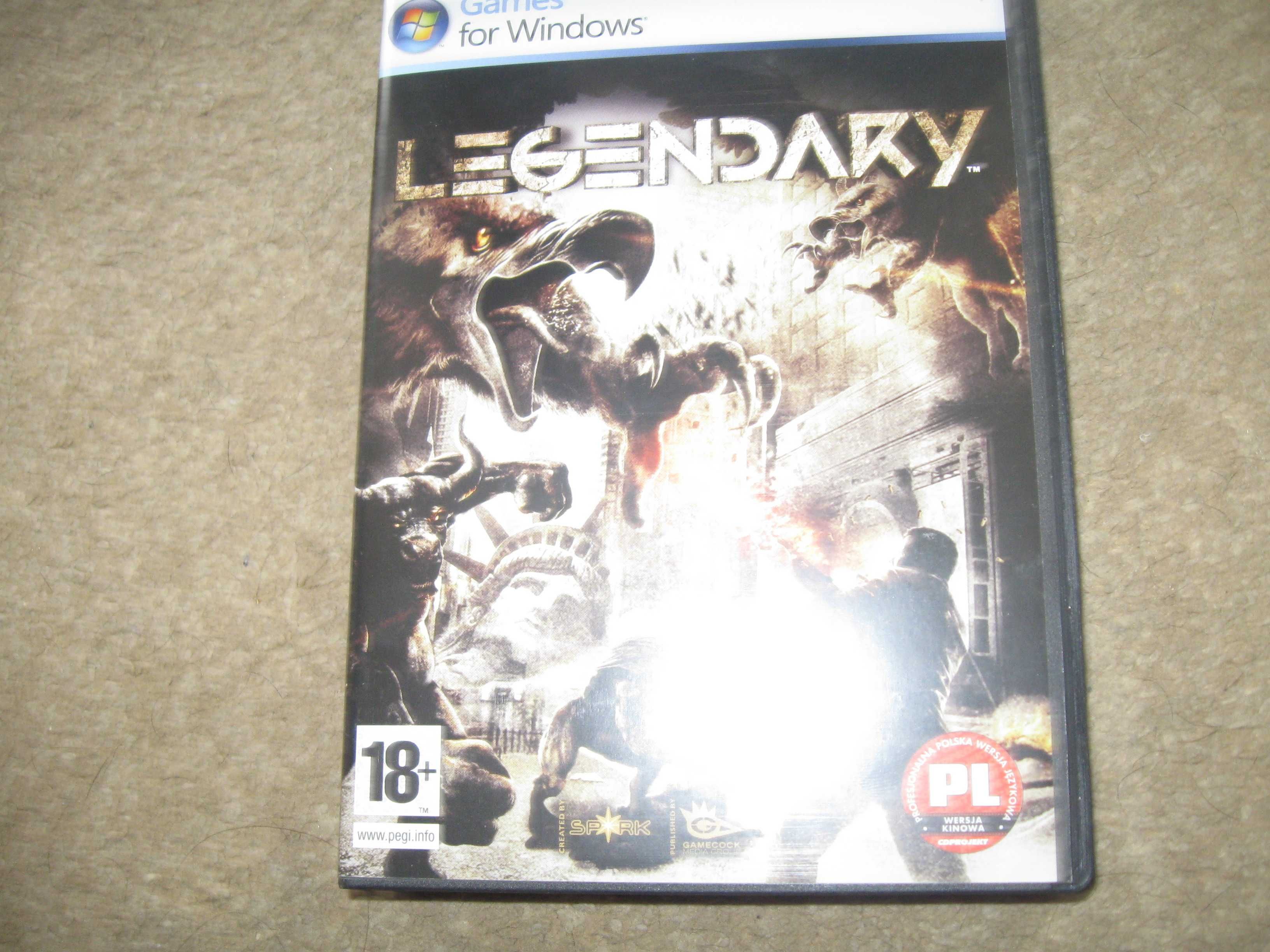 Gra LEGENDARY pc dvd.