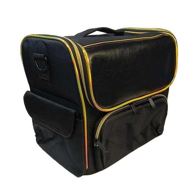 Сумка мастера бьюти- кейс съемные перегородками  косметичками эко кожа