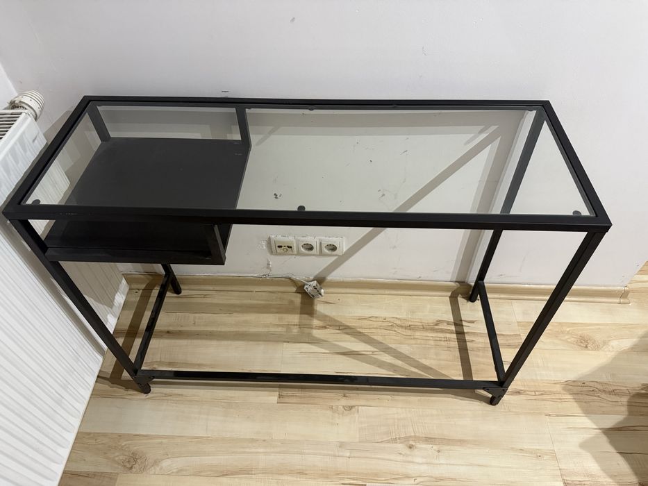 Stolik szklany / biurko Ikea