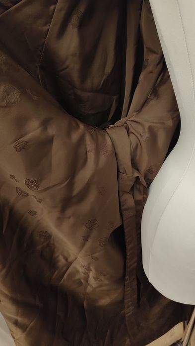 Płaszcz/futro z Norek SAGA MINK - Brązowy, Długi, Vintage