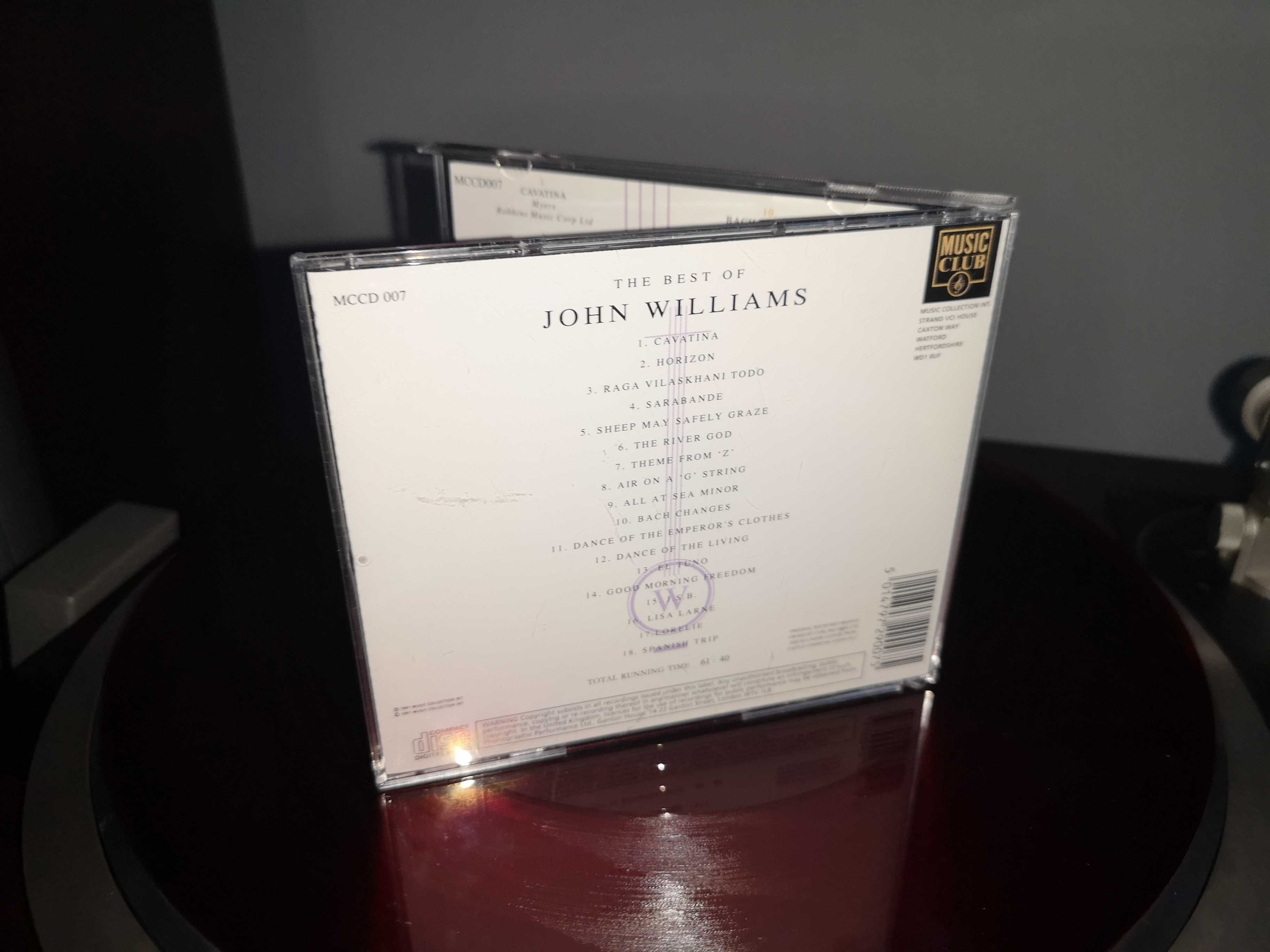 Płyta cd.  John Williams. ,, The Best Of,, Mistrz gitary klasycznej