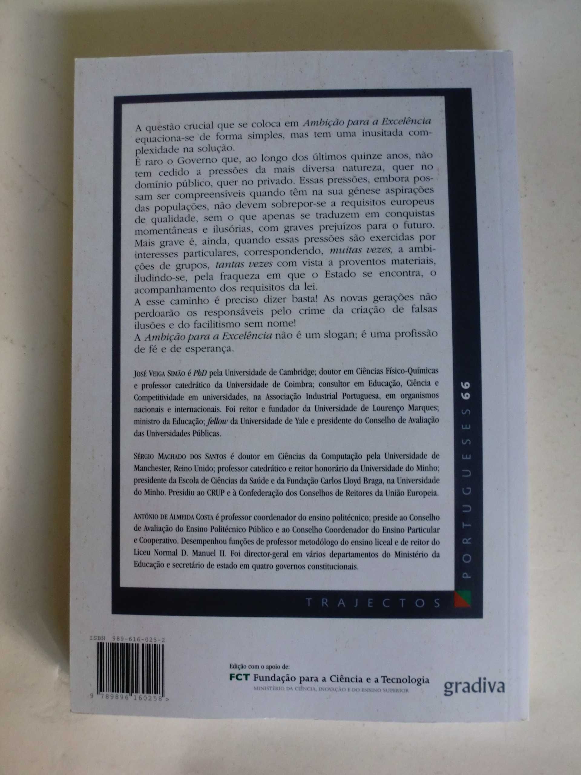 Ambição para a Excelência
de José Veiga Simão