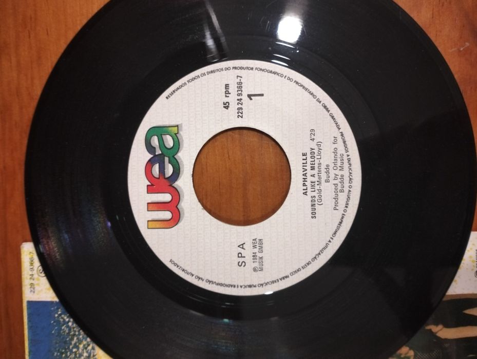 Disco de vinil single Alphaville