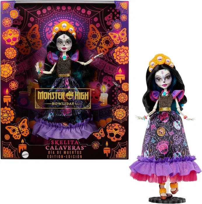 Монстер Хай Скеліта Monster High Skelita Calaveras та Clawdeen Wolf