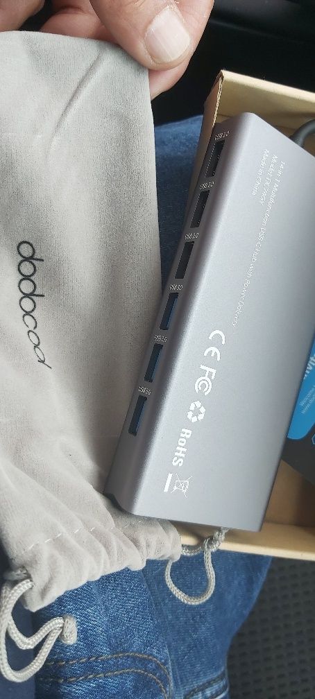 hub USB-C dodocool, adaptador de hub tipo C com porta de entrega de en