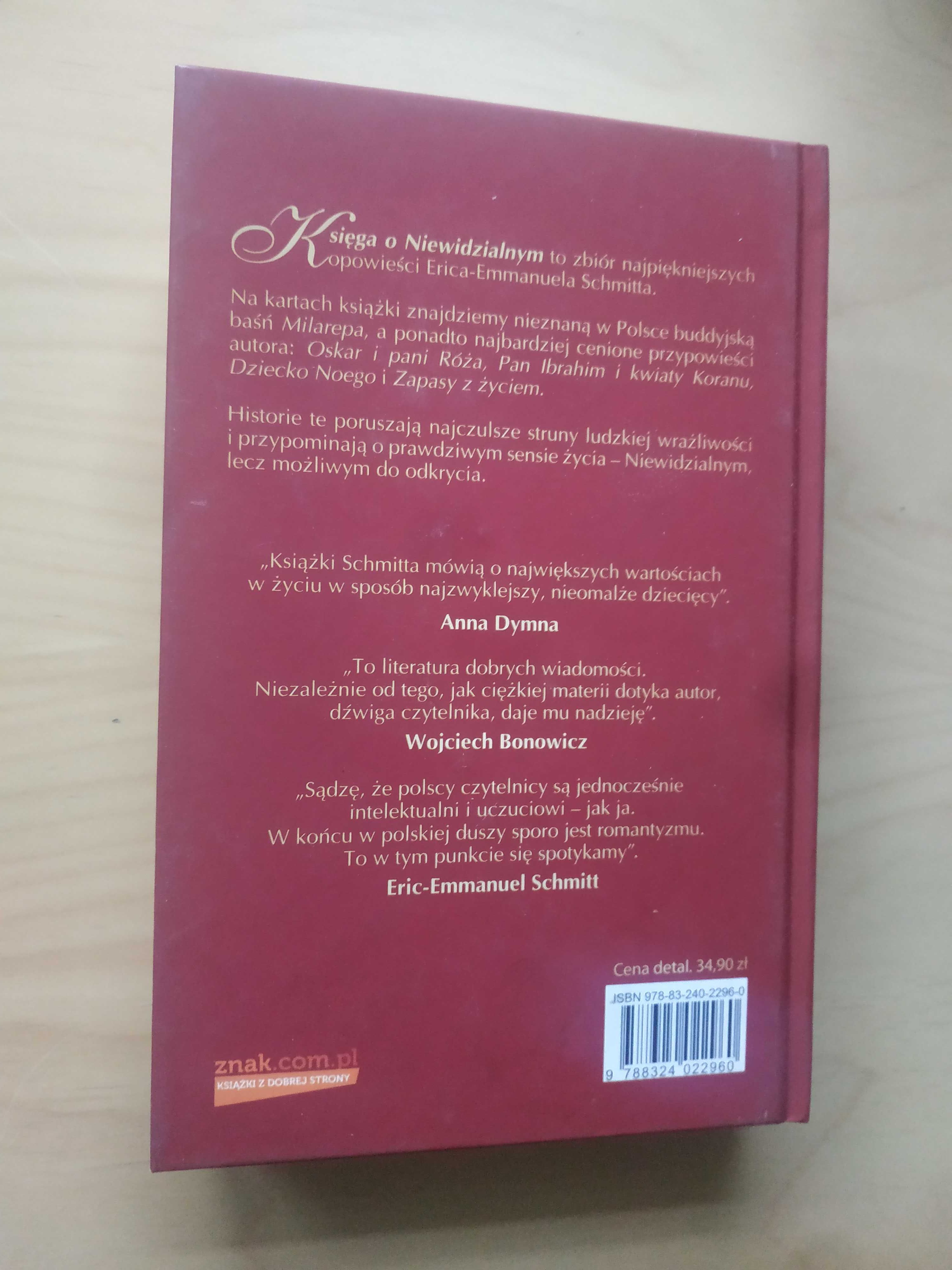 Księga o Niewidzialnym Eric-Emmanuel Schmitt