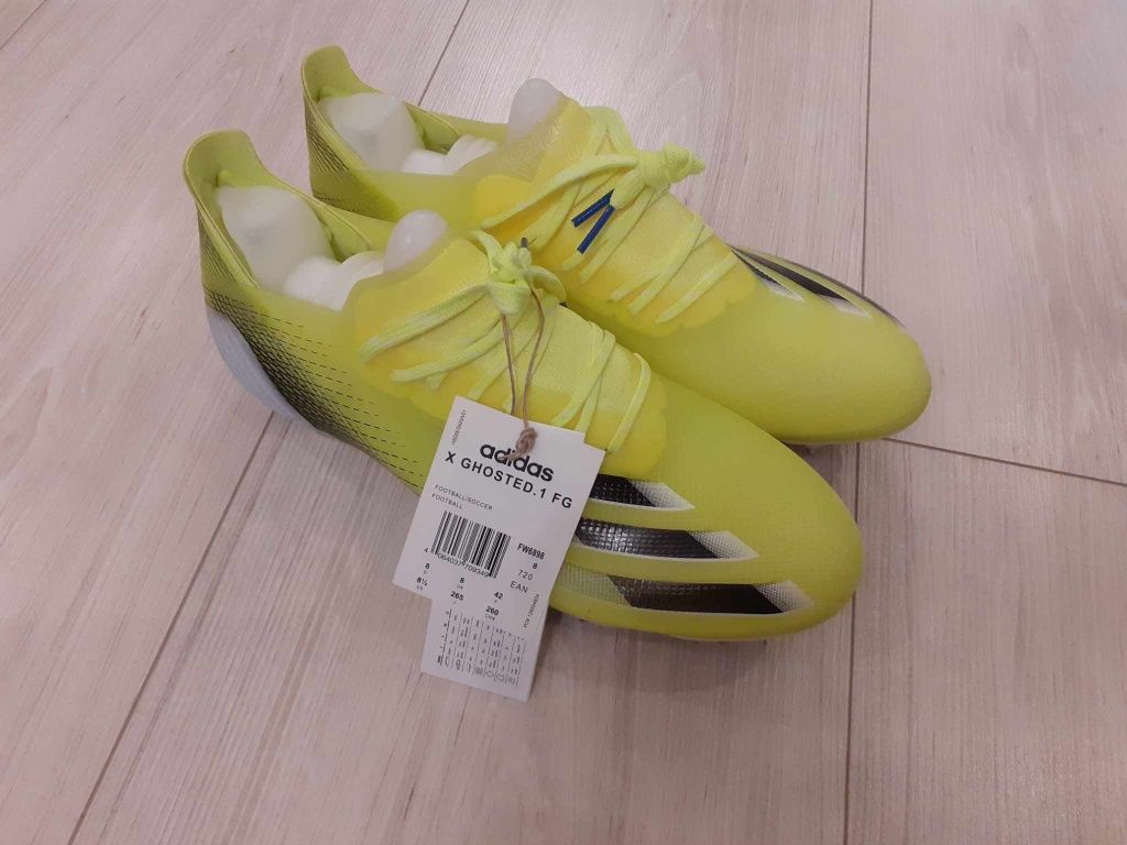 Profesjonalne buty piłkarskie korki adidas X Ghosted.1 FG rozm.42