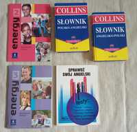 Książki , słowniki do nauki języka angielskiego