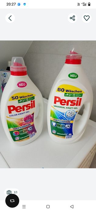 Żele do prania Persil