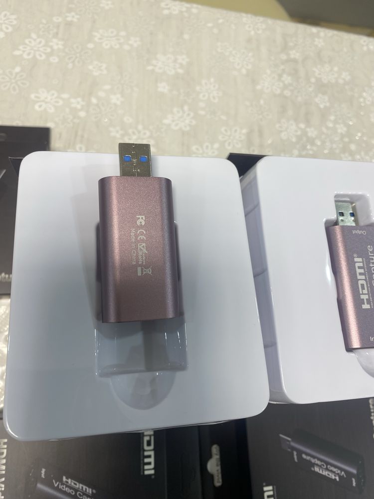 Карта видеозахвата внешняя новая USB HDMI 1080p USB 3.0