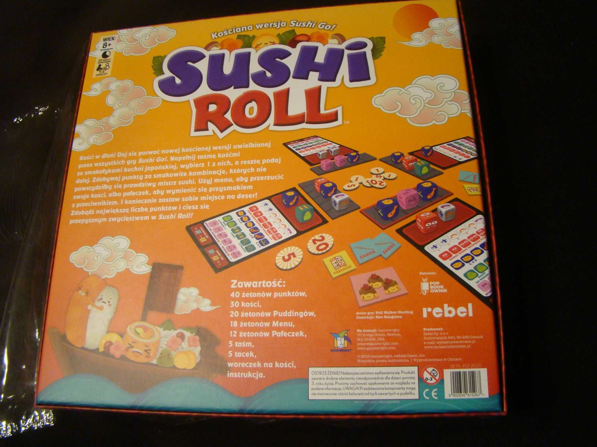 Duopak: Sushi Roll + Decipher gra planszowa rebel foxgames go