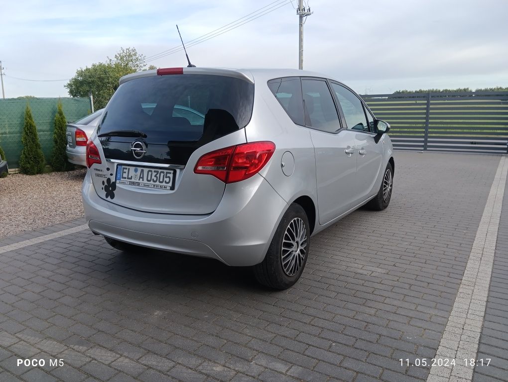 Ładny Opel Meriva B 1.4 benzyna 2011r import Niemcy zamiana