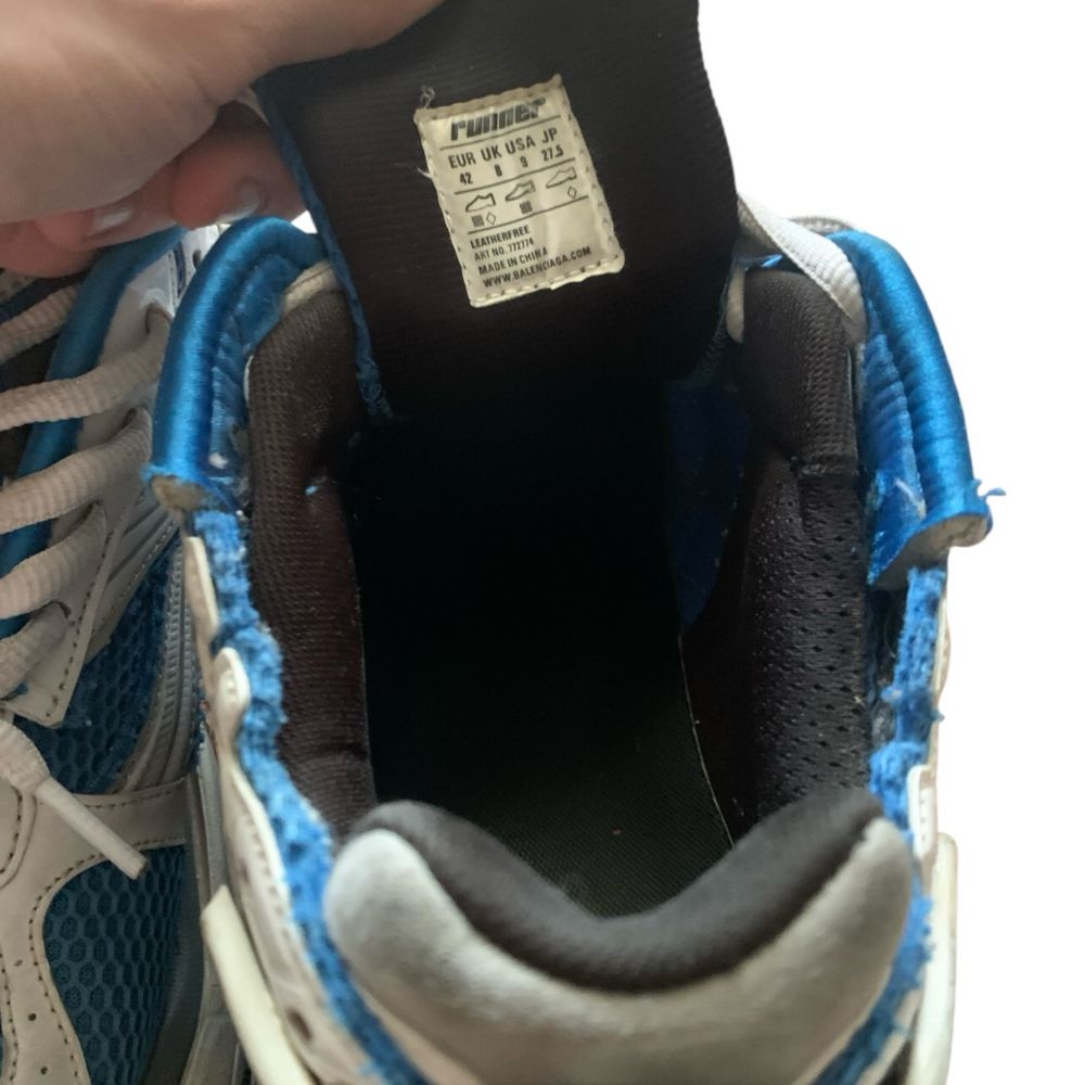 BALENCIAGA runner blue/white