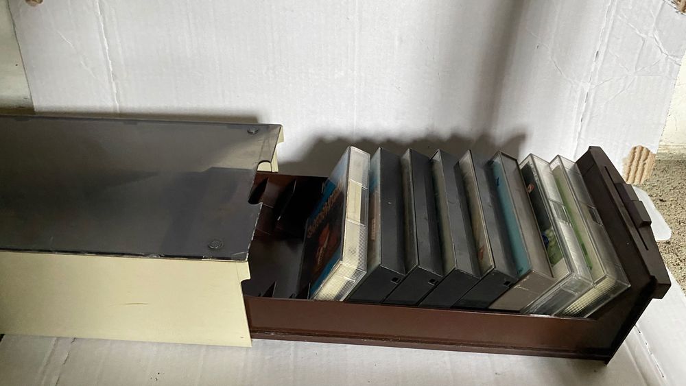 Caixa para cassetes vintage
