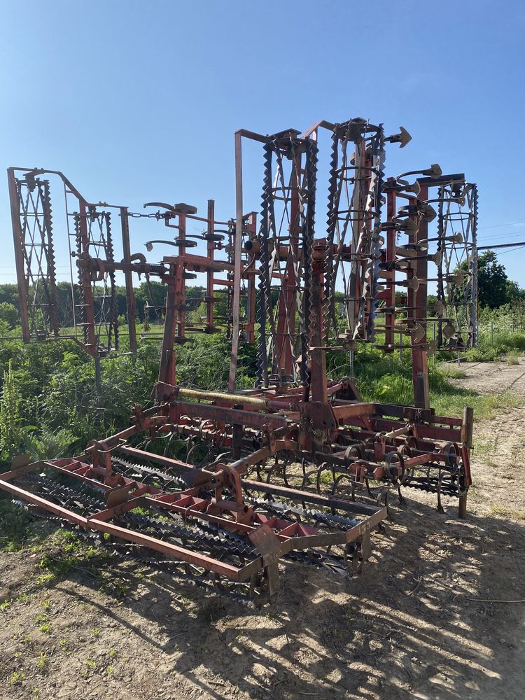 Польський передпосівний культиватор 6 м 3 м компактор kompaktor k600