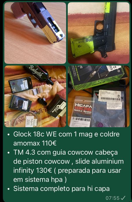 Replicas airsoft e material