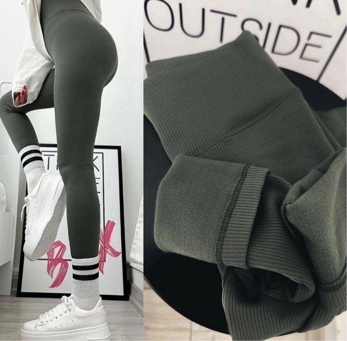 Женские лосины , утепленые лосины , лосины на флисе , лосины рубчик