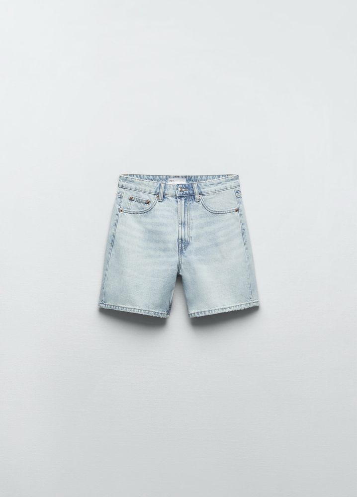 Джинсові шорти бермуди zara