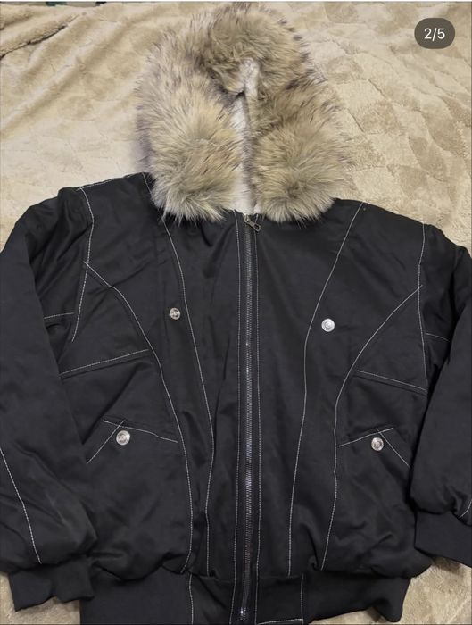 бомбер аляска куртка з хутром