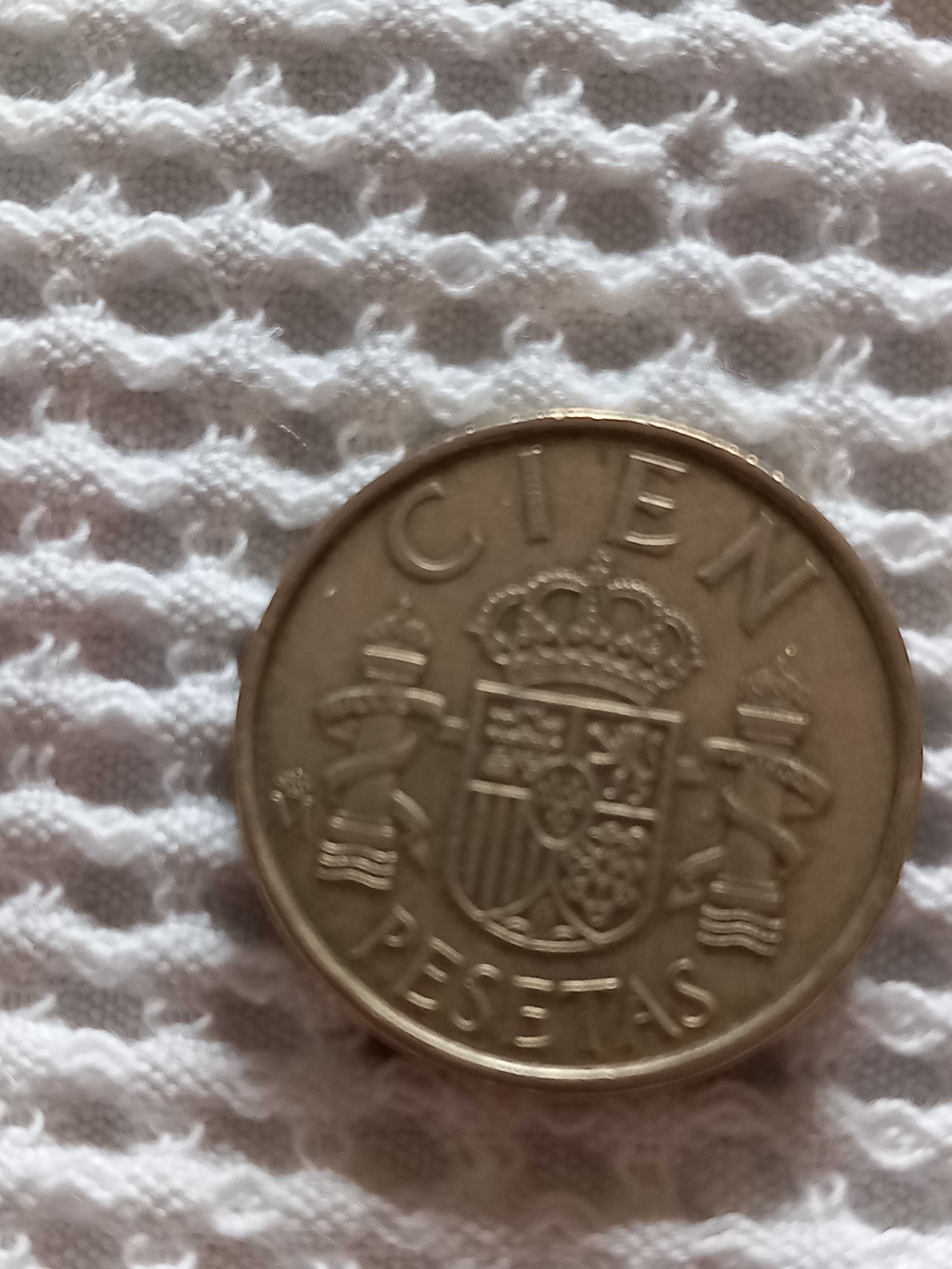 Moedas : escudos, pesetas e francos