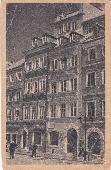 Warszawa- Rynek Starego Miasta .pocztówka .