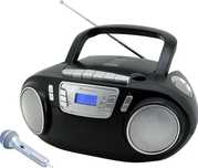 Бумбокс караоке Soundmaster FM-радіо CD  USB касета мікрофон НІМЕЧЧИНА