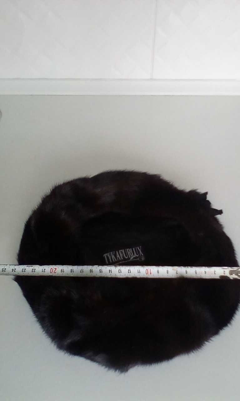 Норковая шапка, берет,новый, TYKAFURLUX, 1000 грн.